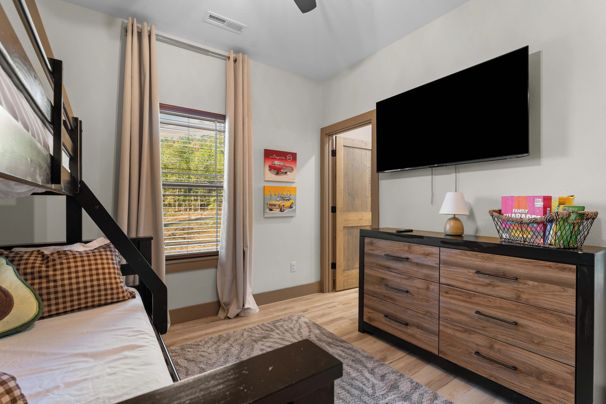 Bedroom 4 with view of door to ensuite.