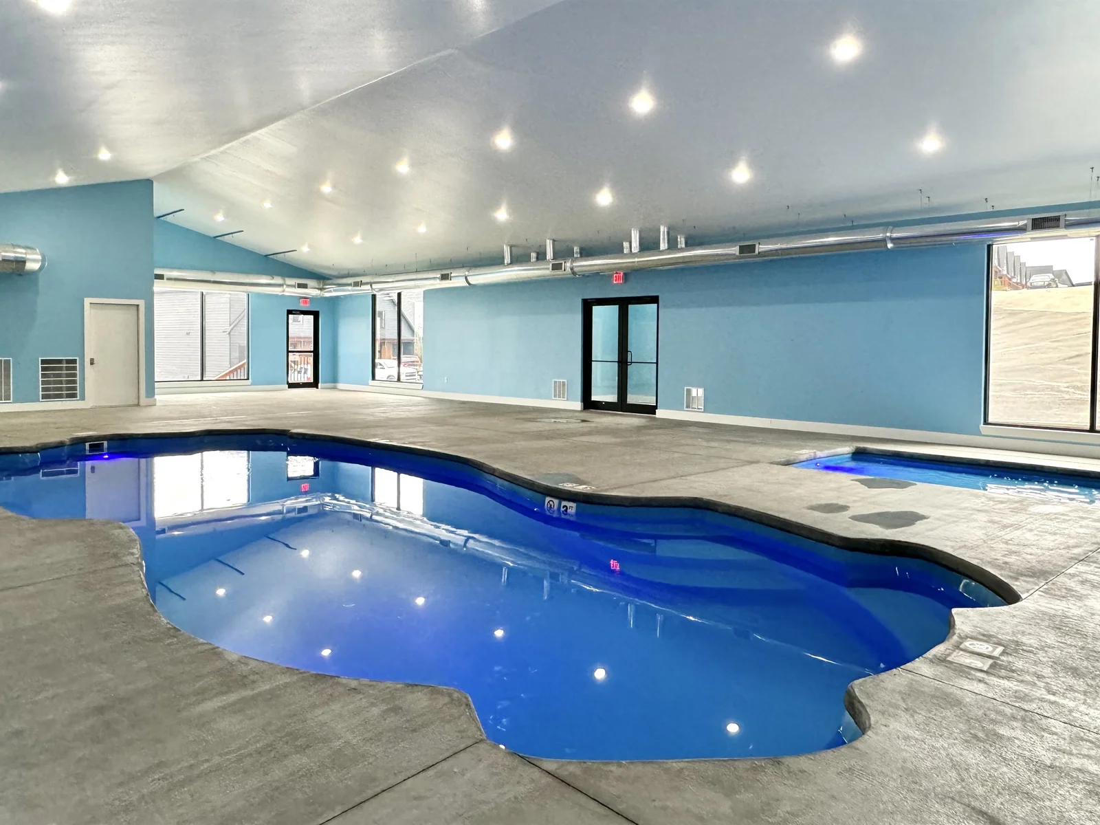 Don't let the weather keep you from swimming! Heated indoor pool for all our guests!