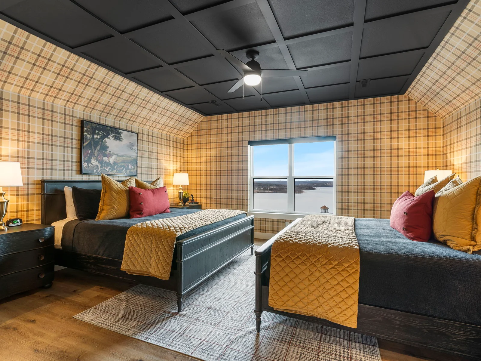 Upper level double King bedroom #3 with ensuite bathroom