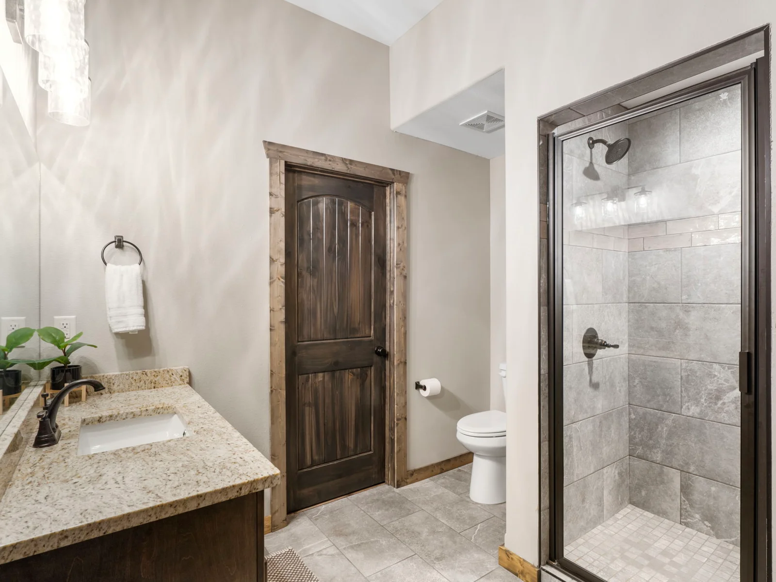 lower level bathroom