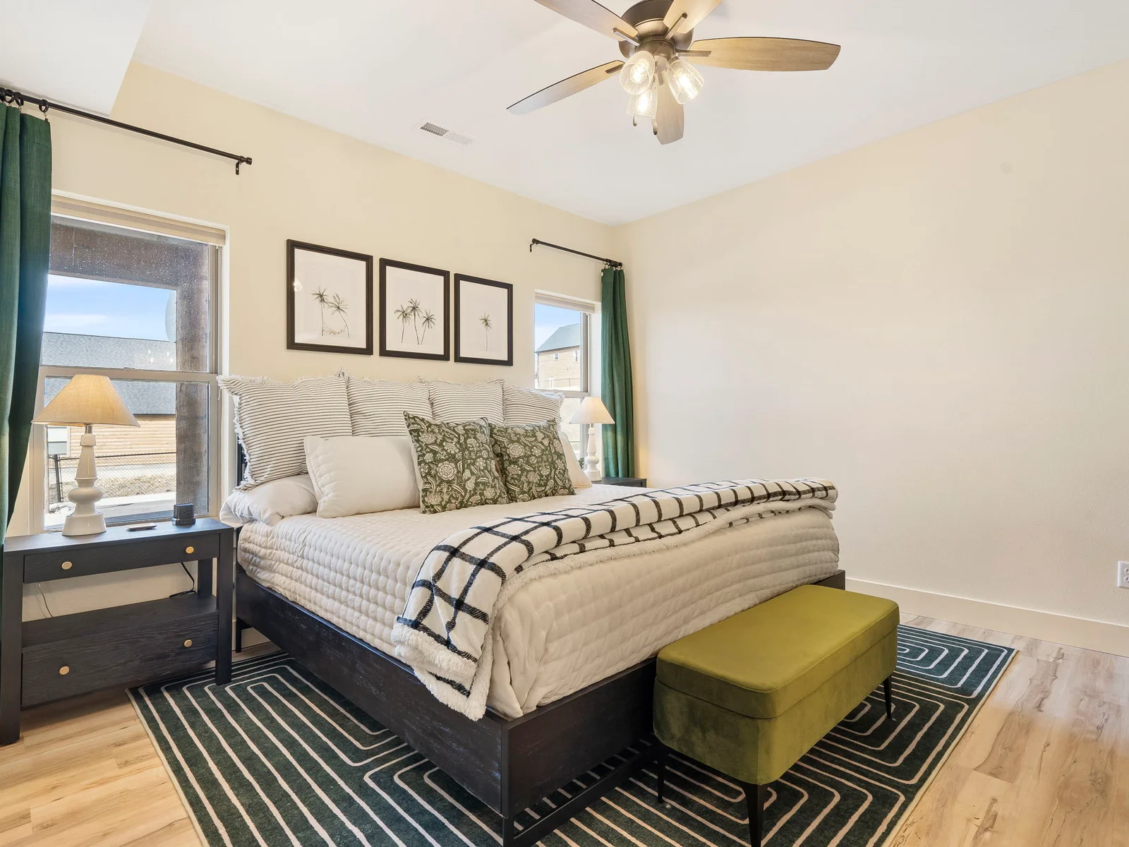 Entry level: King Bedroom #1 w/ ensuite bath