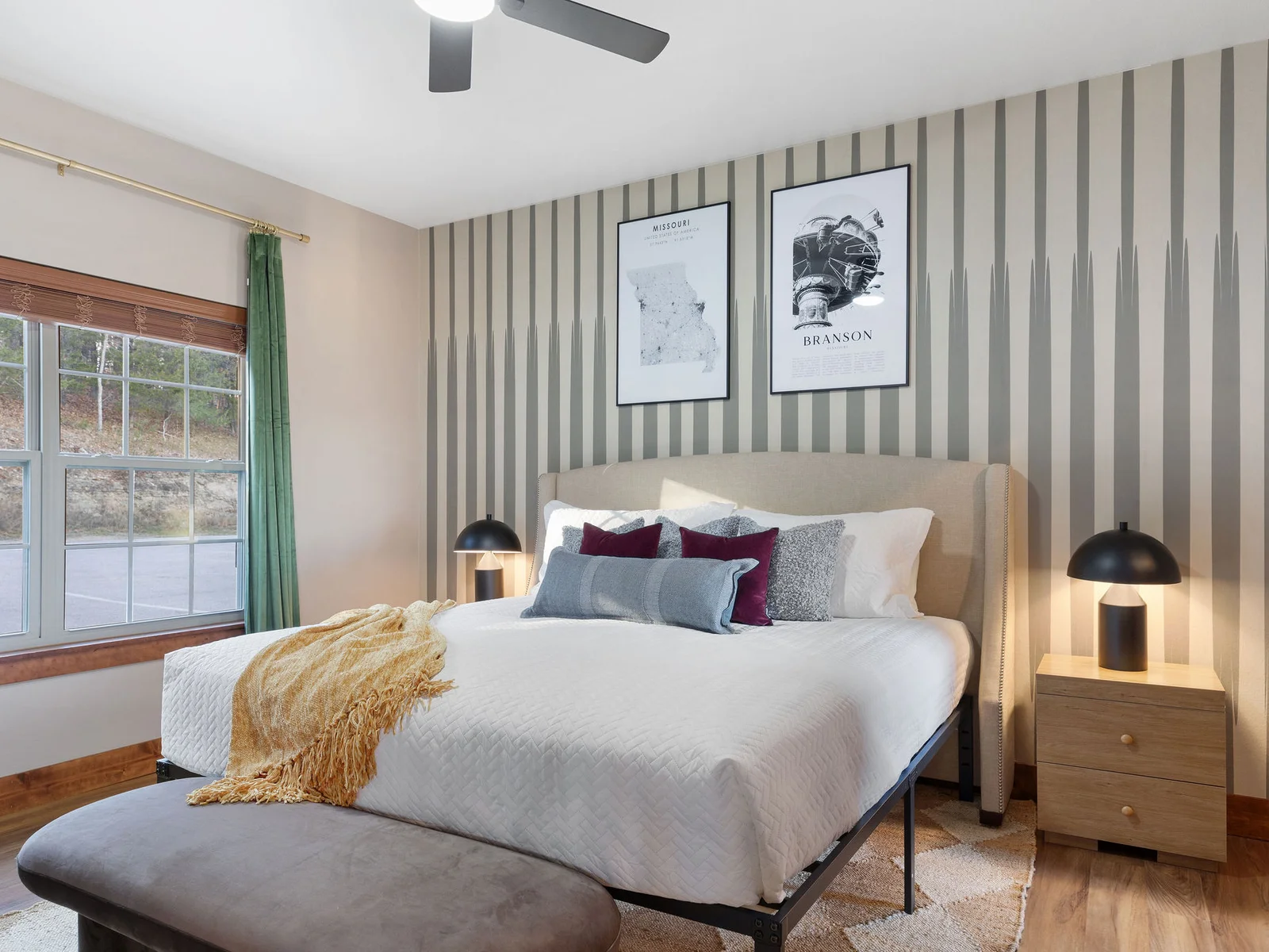 Main level King bedroom #2 w/ ensuite bath
