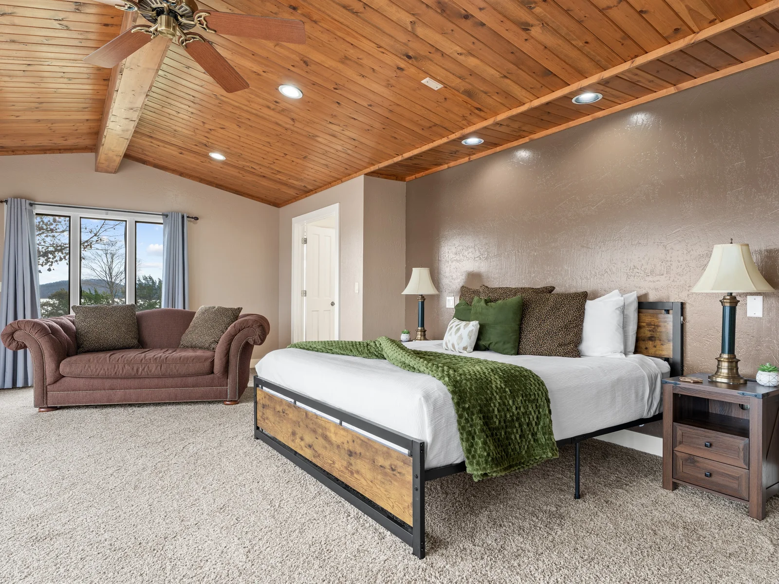 A calm, comfortable retreat designed for rest after full days on the water and evenings spent together.