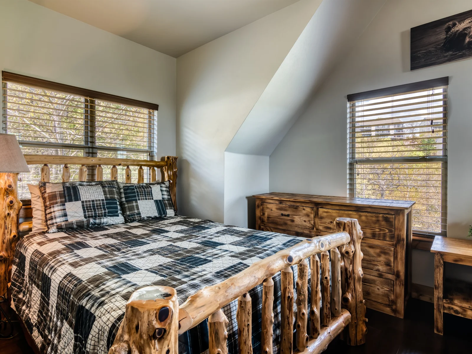 Upper level King and queen bedroom