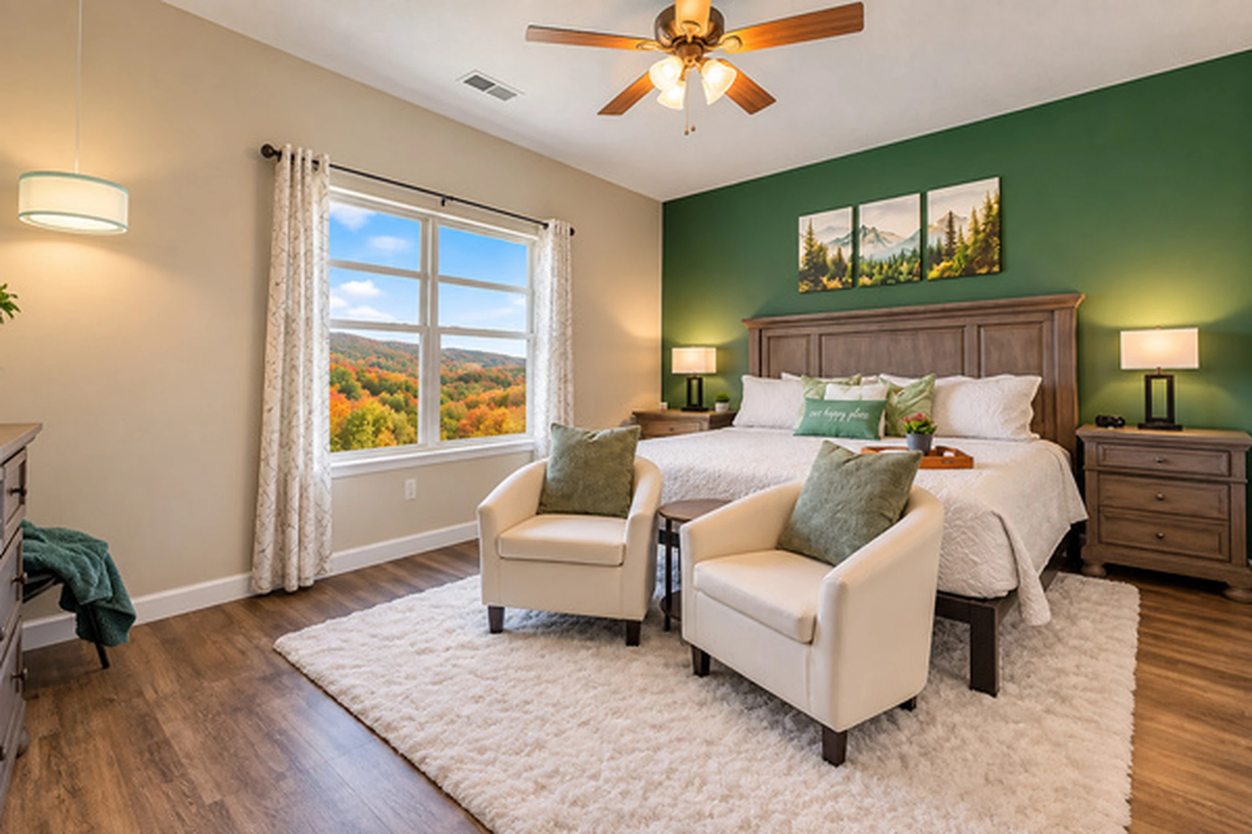 Wake up every day to these gorgeous mountain views! Steal a quiet moment together before the kids awake or in the evening.