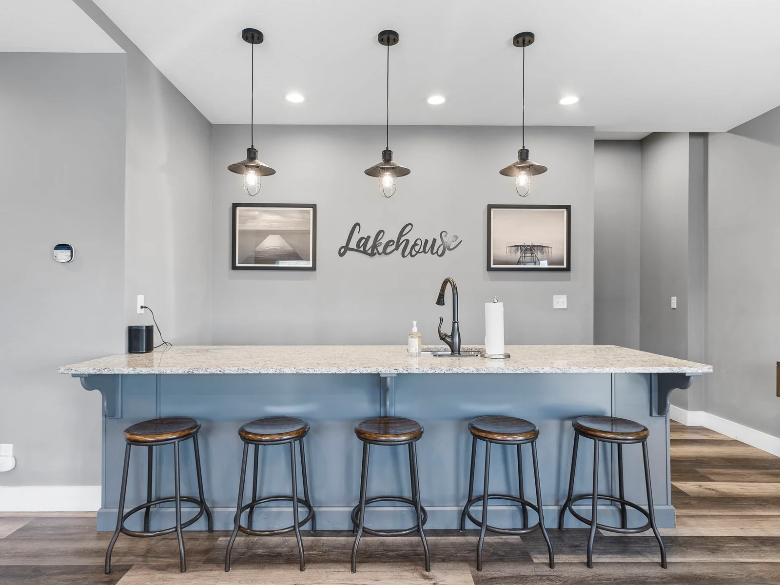 bar seating downstairs