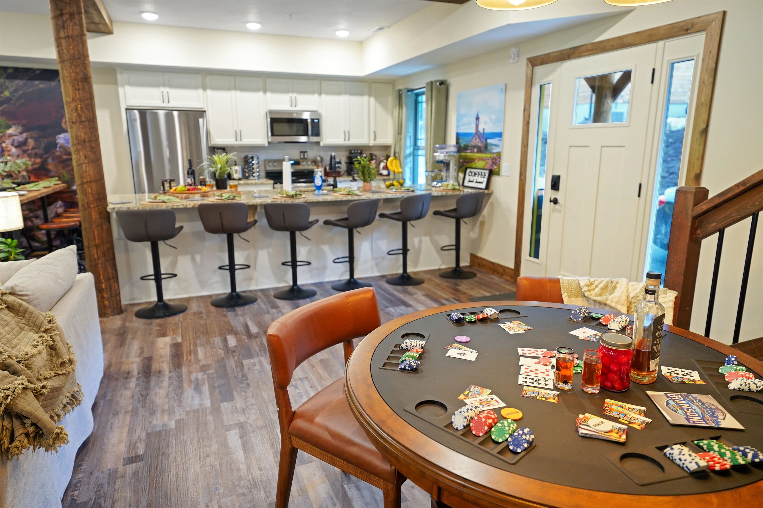 How about a friendly game of Texas Hold'em? I say go all in!