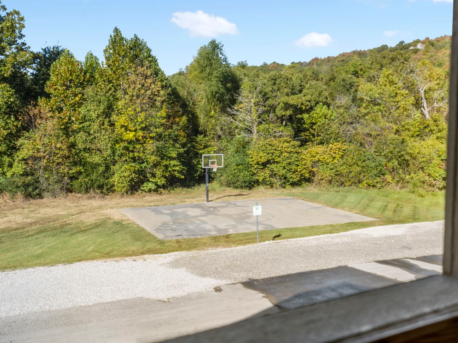 Basketball courts nearby