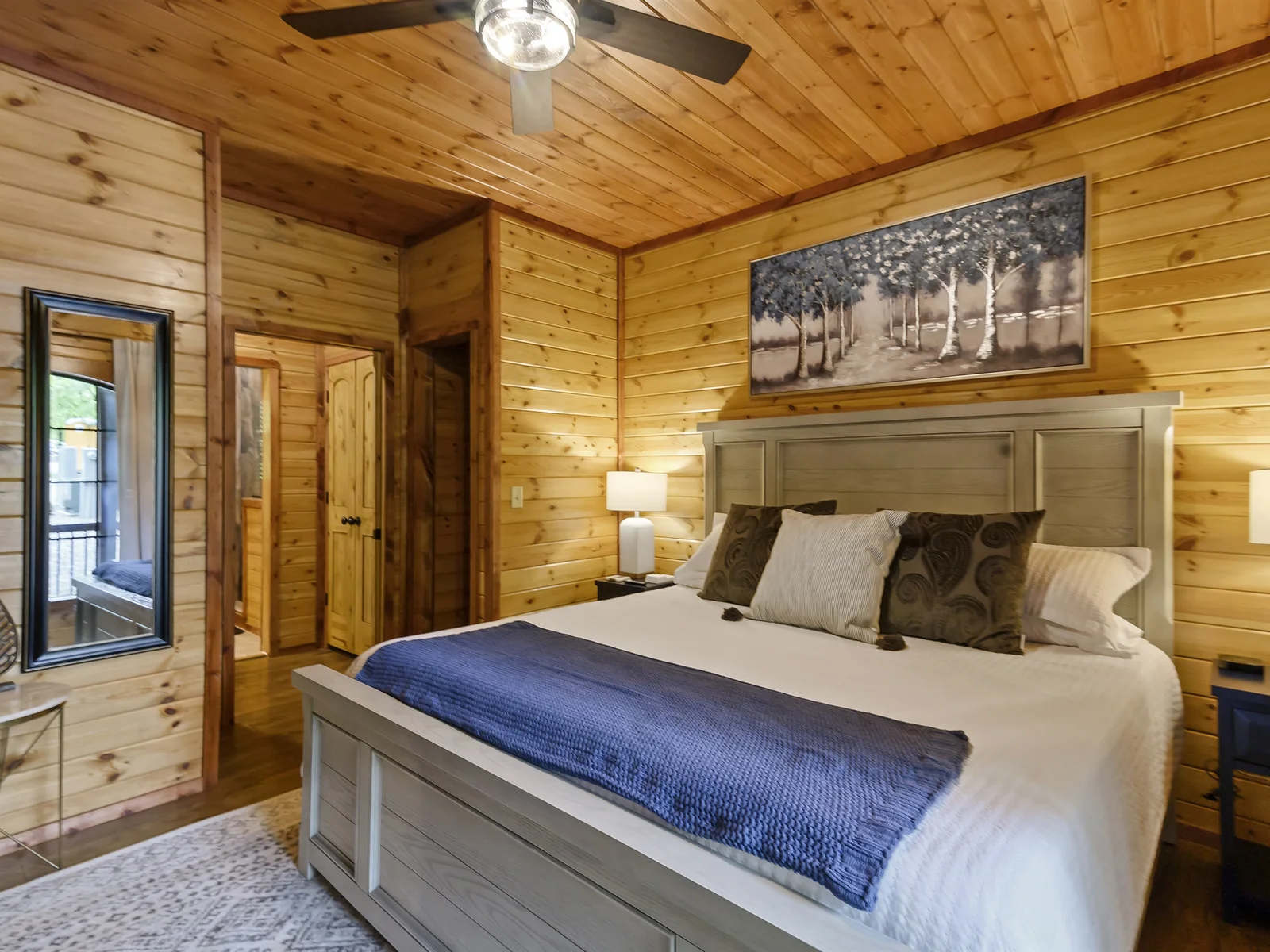 Rest Easy in the Spacious Comfort of the Master Suite’s King Bed