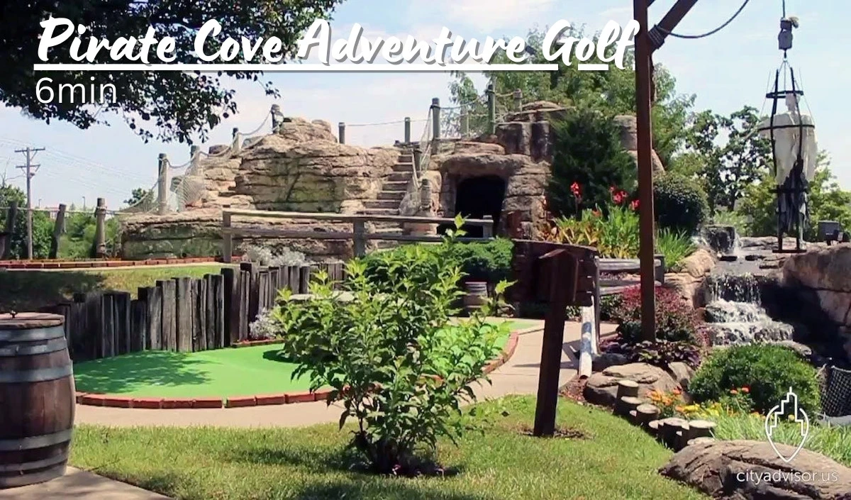 Pirate Cove Adventure Golf - 6 minute drive