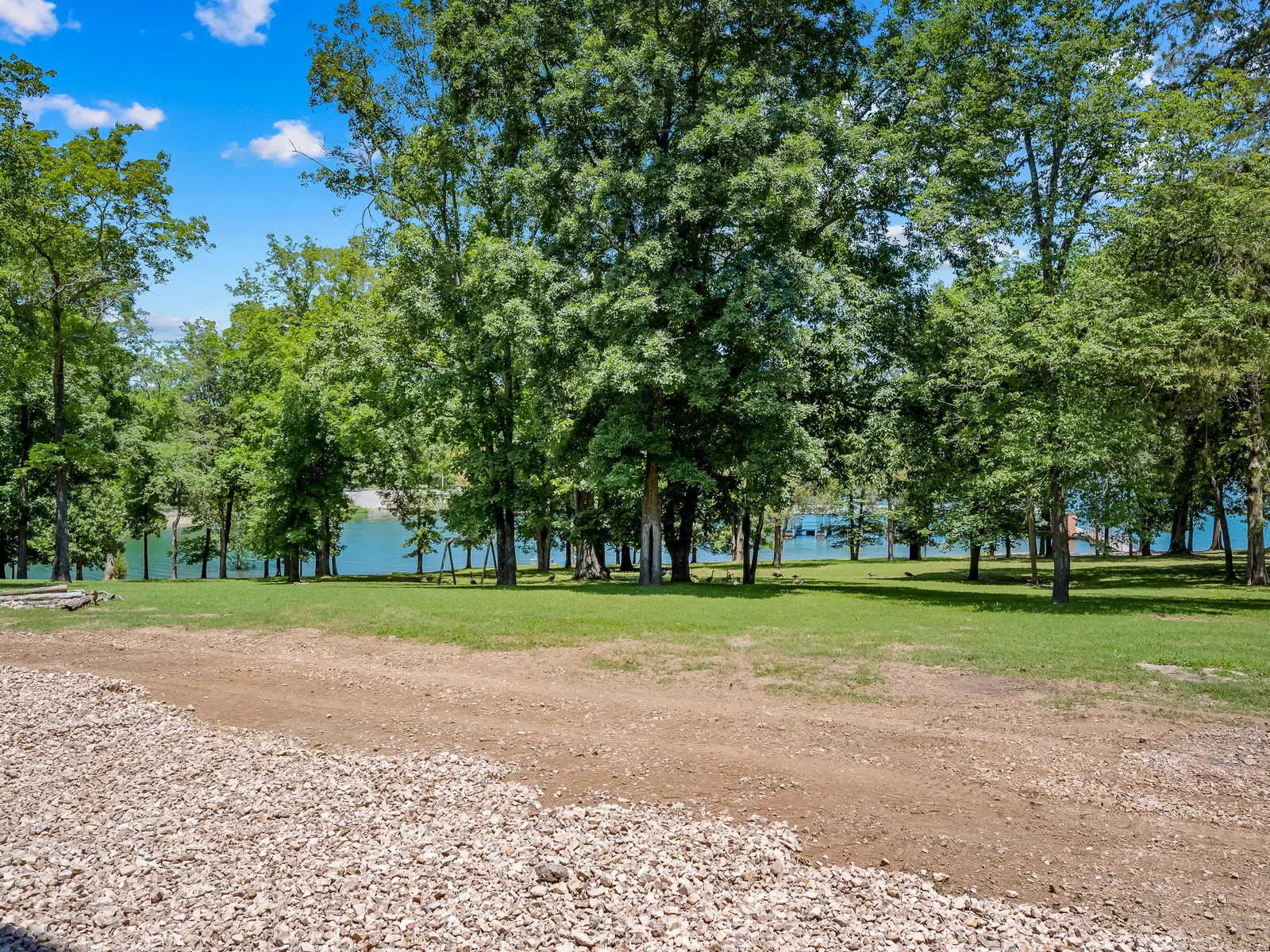 Walk right out to the lake from your back porch