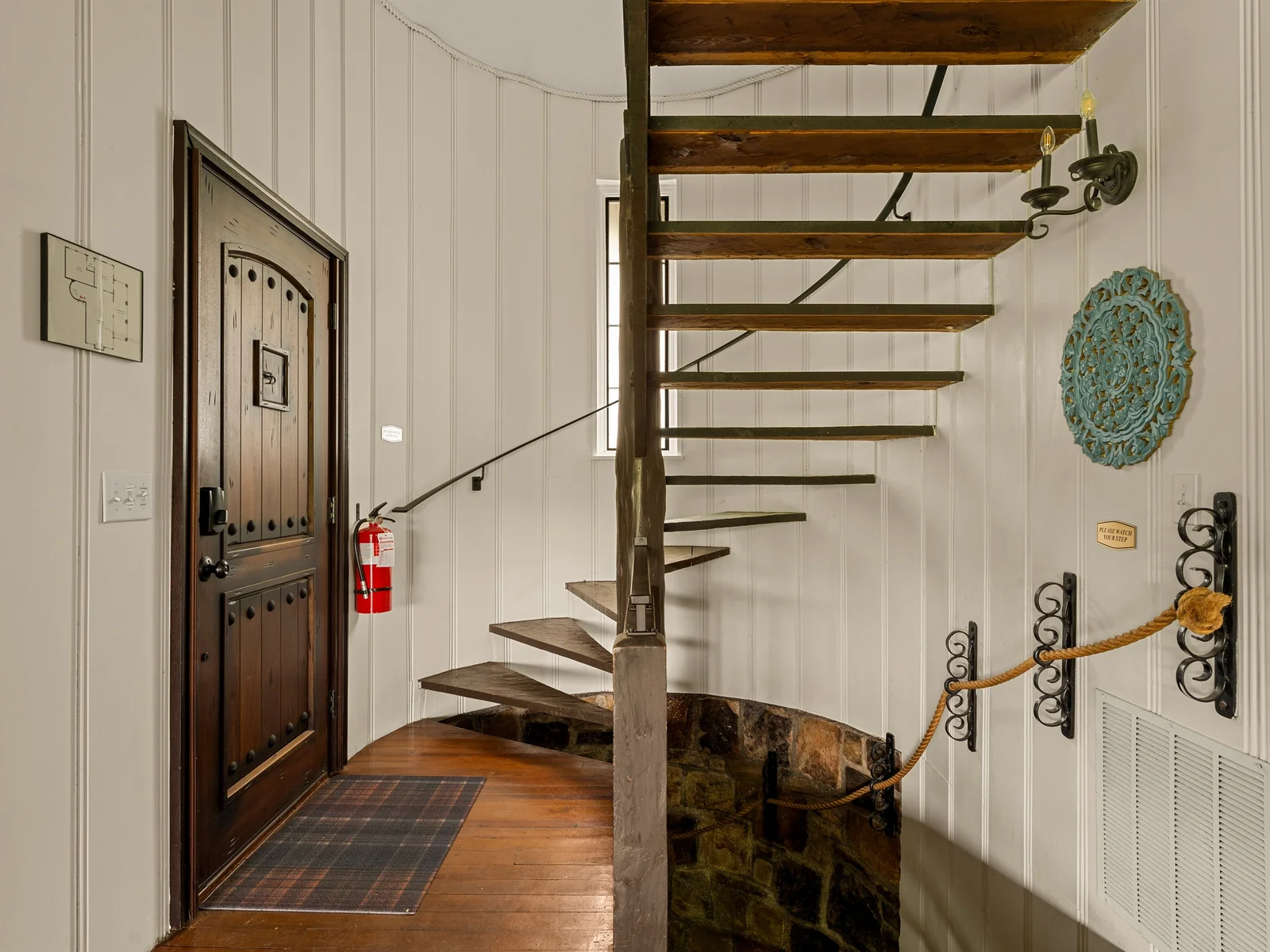 Unique architectural details add to the charm and character.