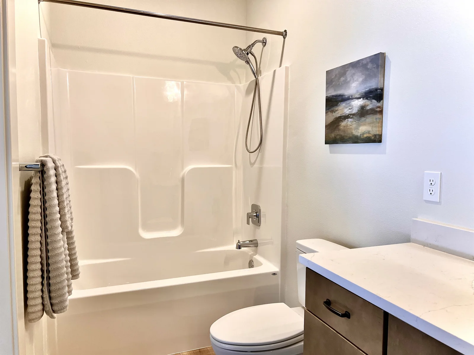 Combo tub shower