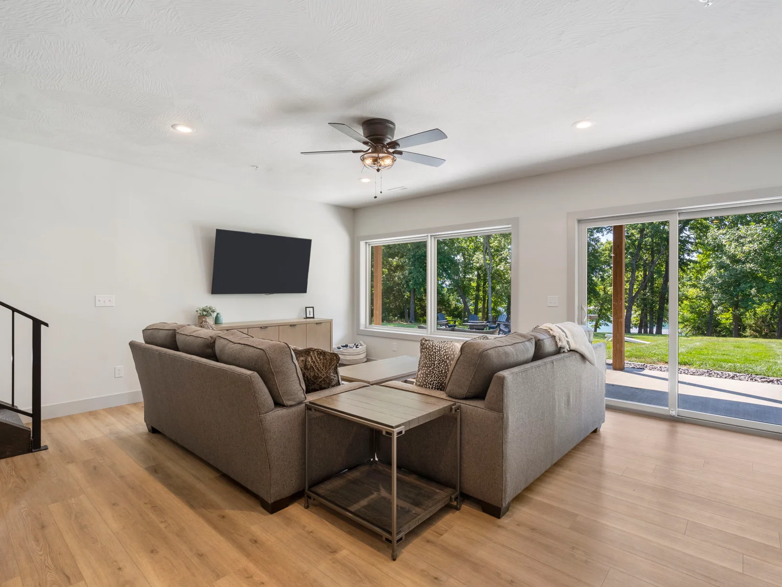 Lower level living room