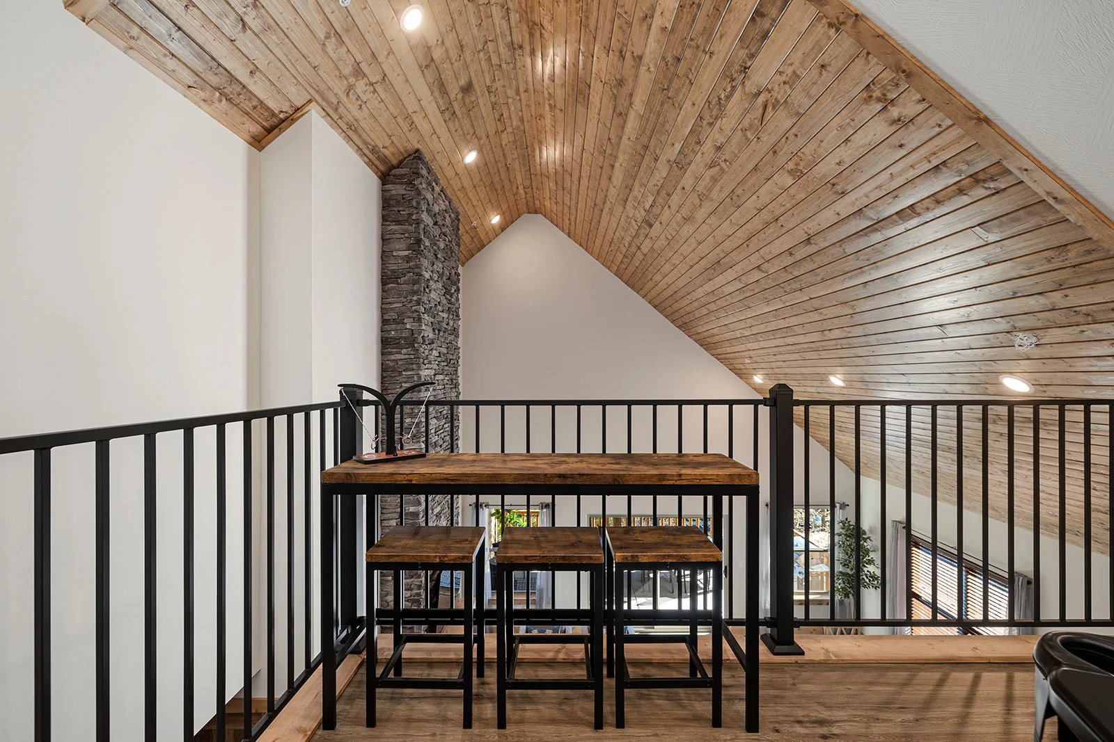 Overlook the whole home from upstairs!
