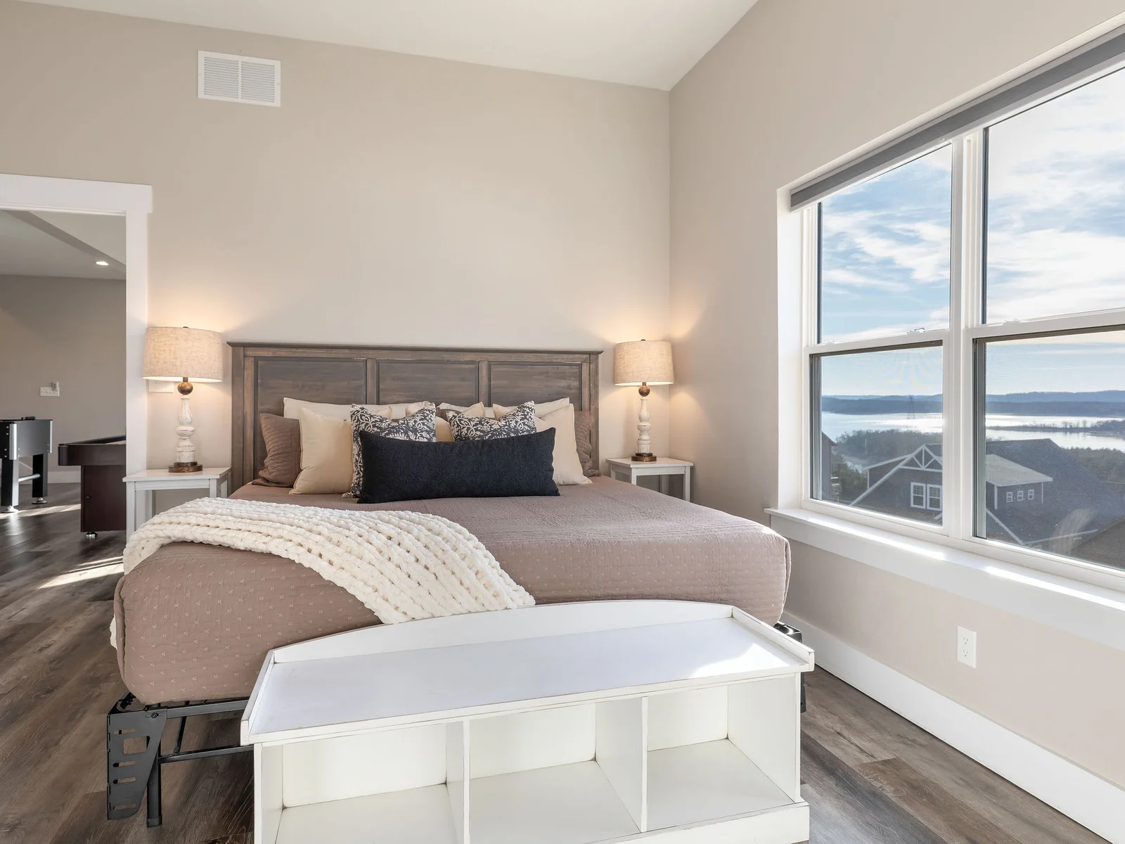 Lower level King bedroom #1 w/ ensuite bath