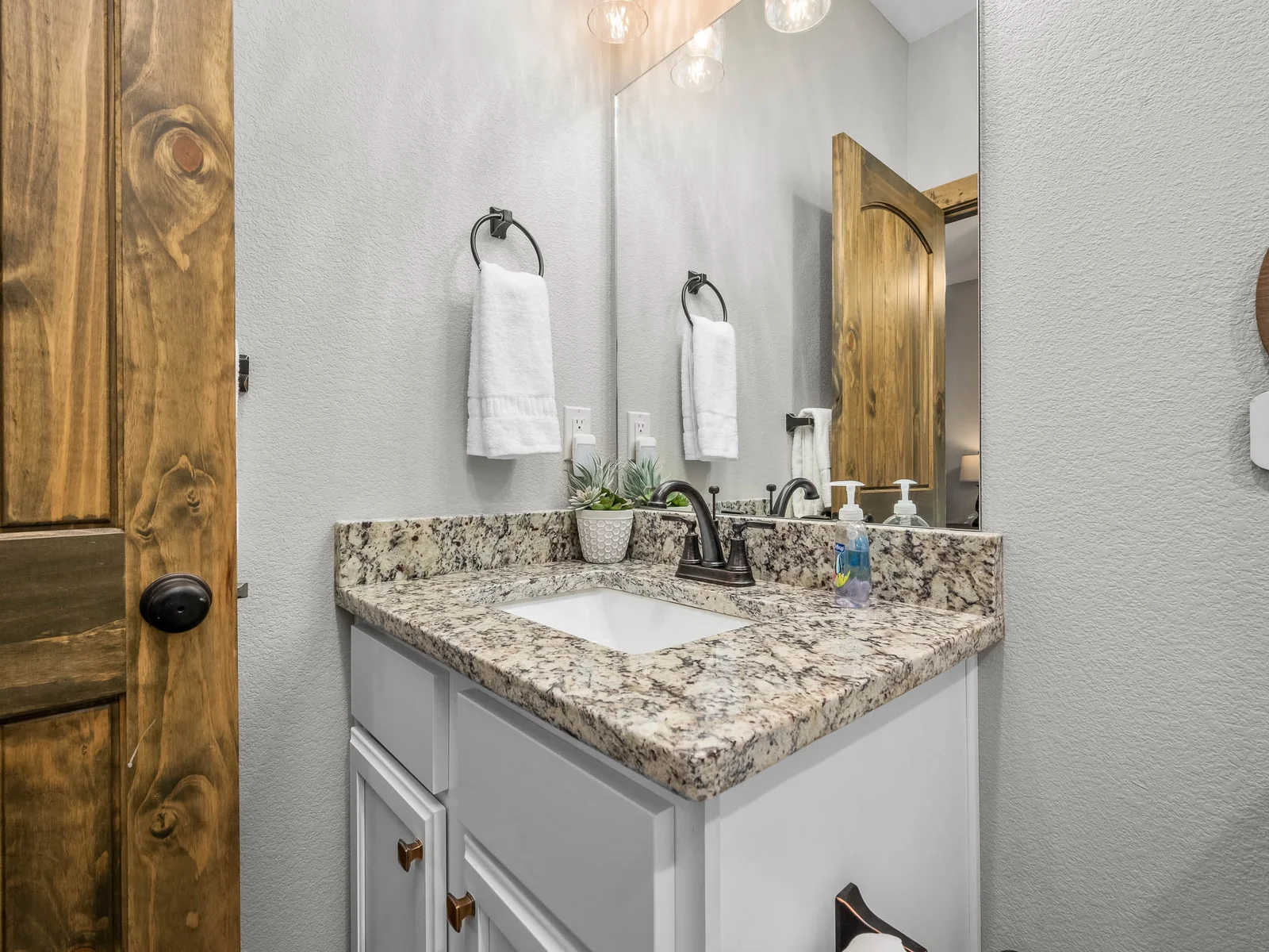 Upstairs half bath