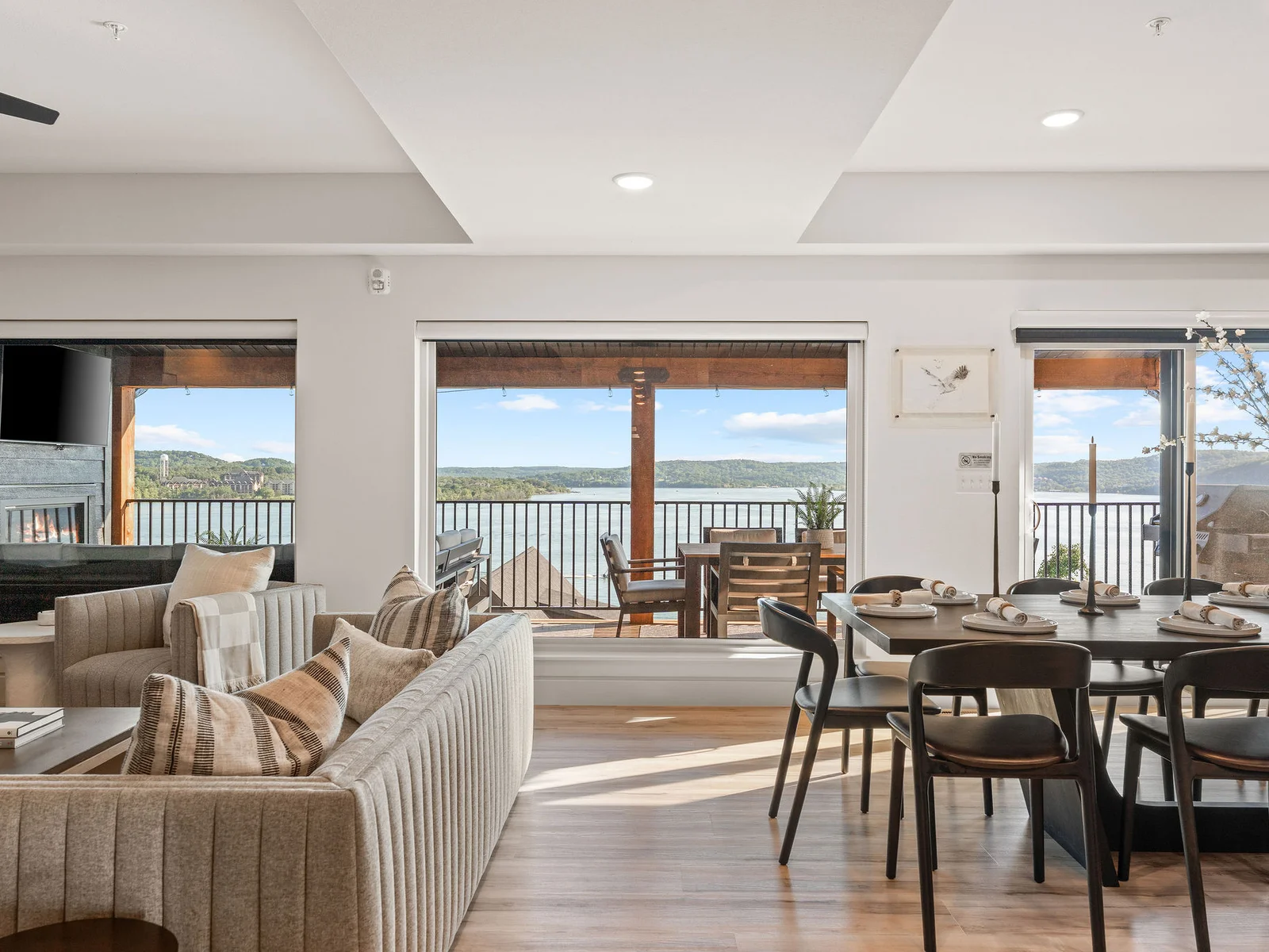 Incredible views from the whole living room!