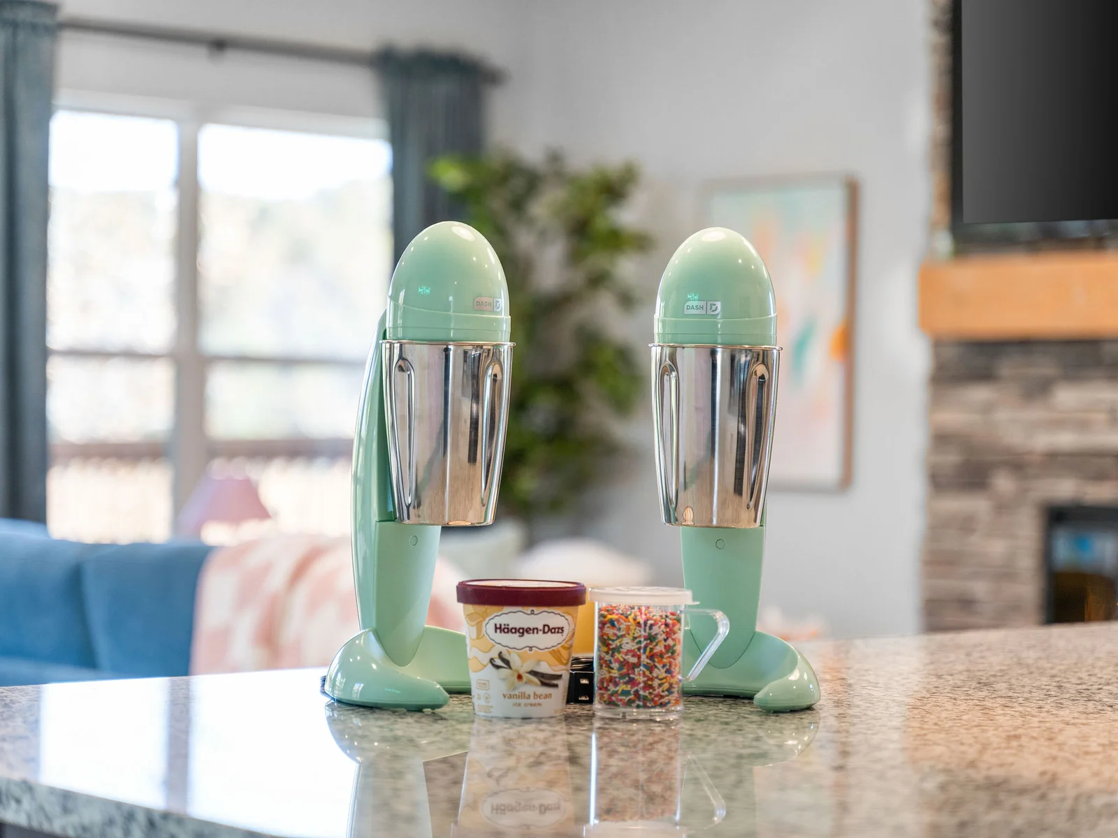Retro Ice Cream Station: Whip up delightful shakes with vintage charm! Perfect for family fun!