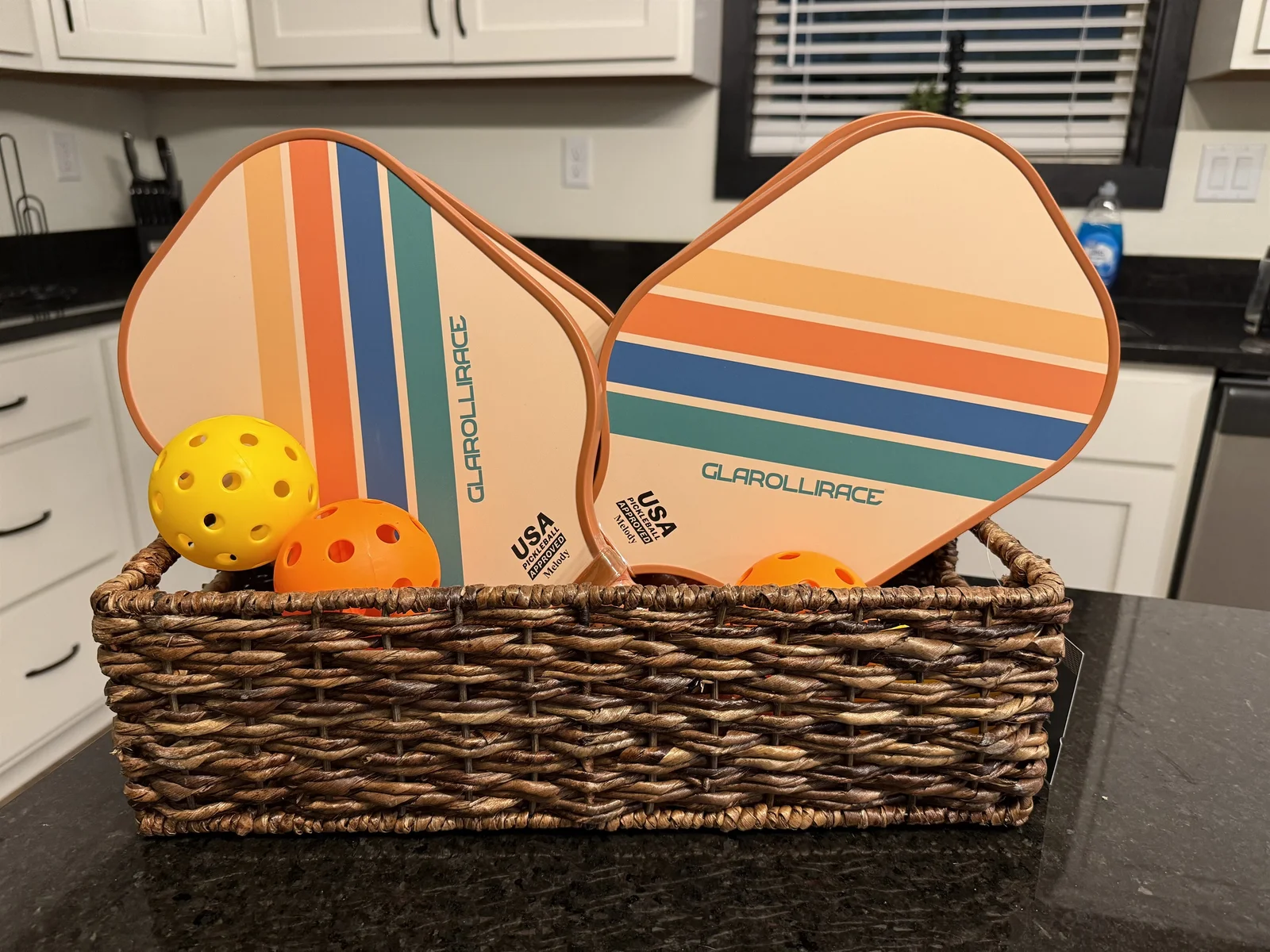 We supply the paddles to enjoy the courts!