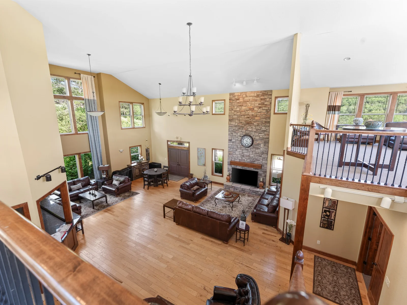 The Clubhouse has plenty of space for people to gather.