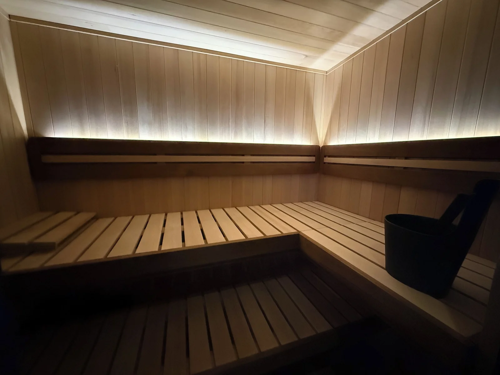 Sauna interior