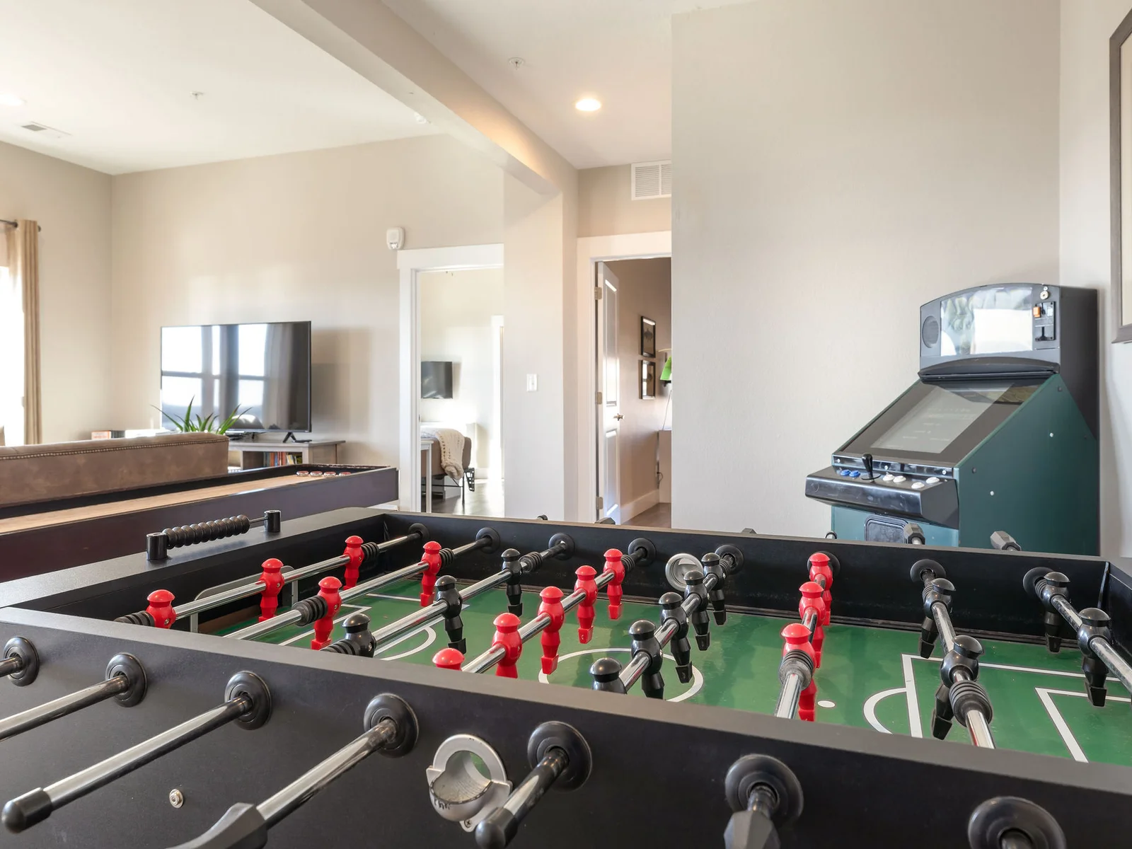Fooseball and arcade machine!