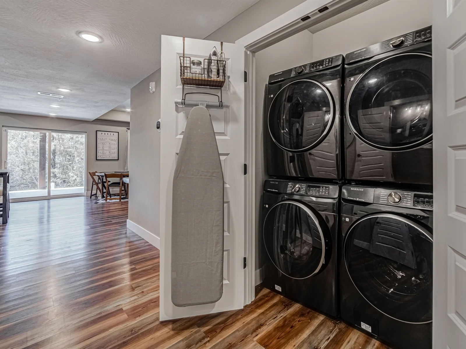 2 sets of washers and dryers-lower level