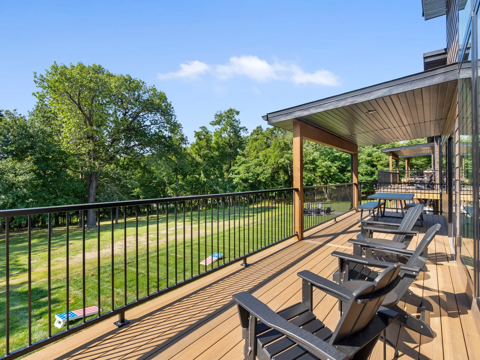 Lots of outdoor seating