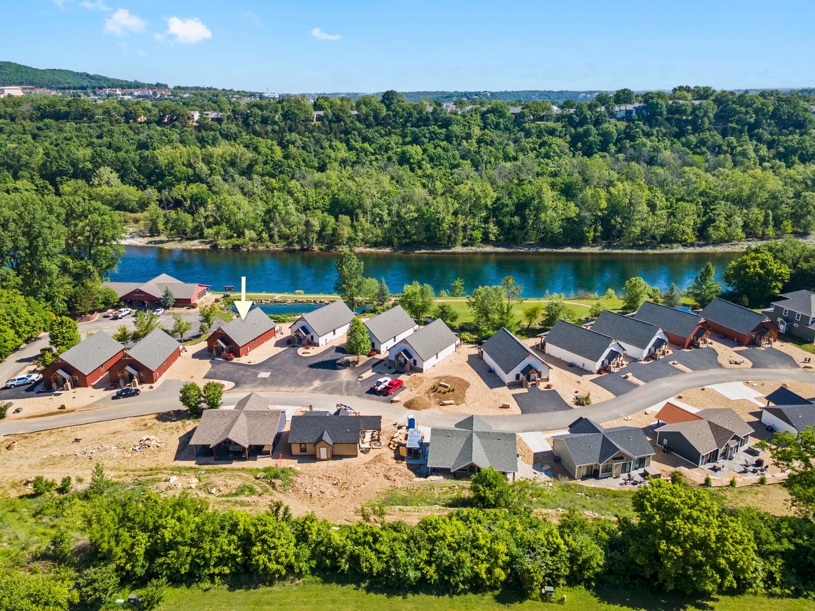 Right on Lake Taneycomo!