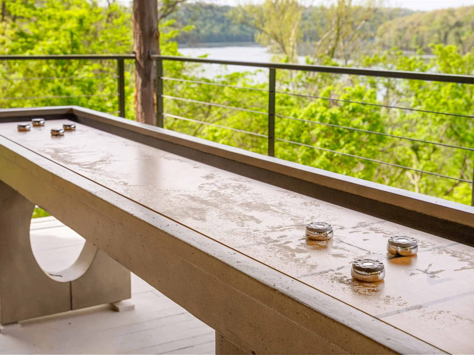 Shuffleboard with a view? Yes, please.