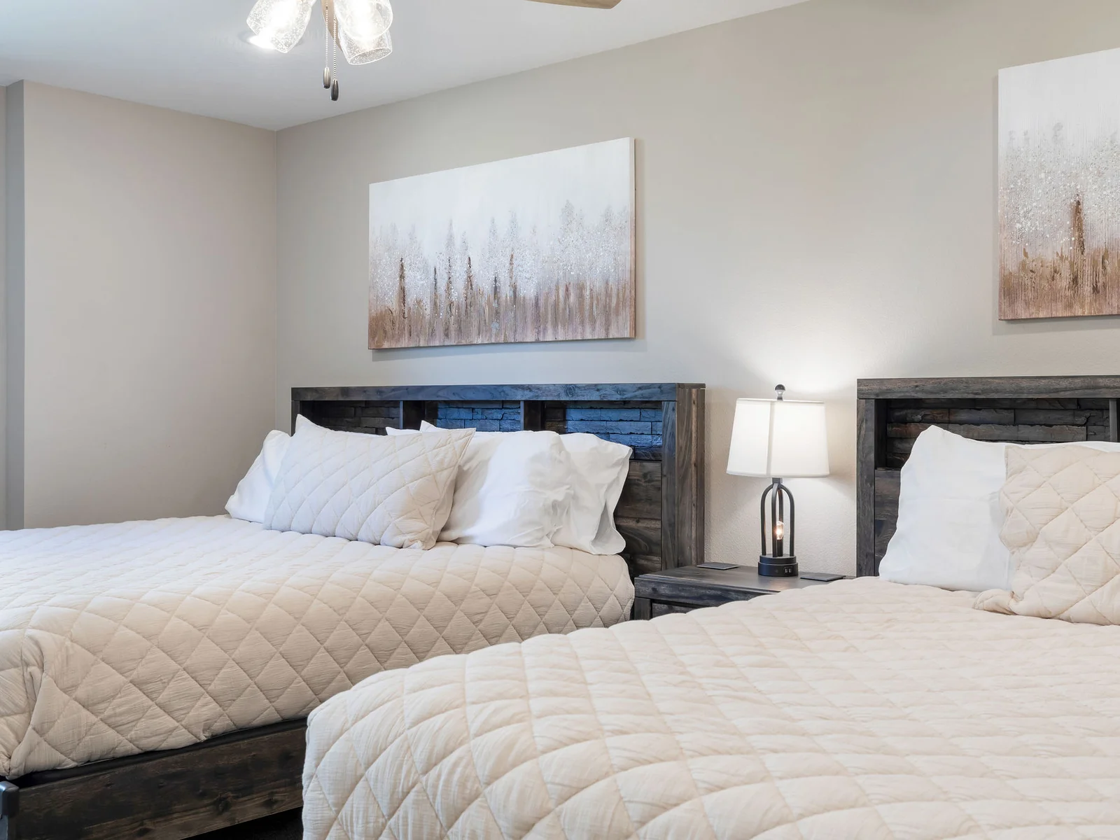 Lower level double king bedroom #3 w/ ensuite