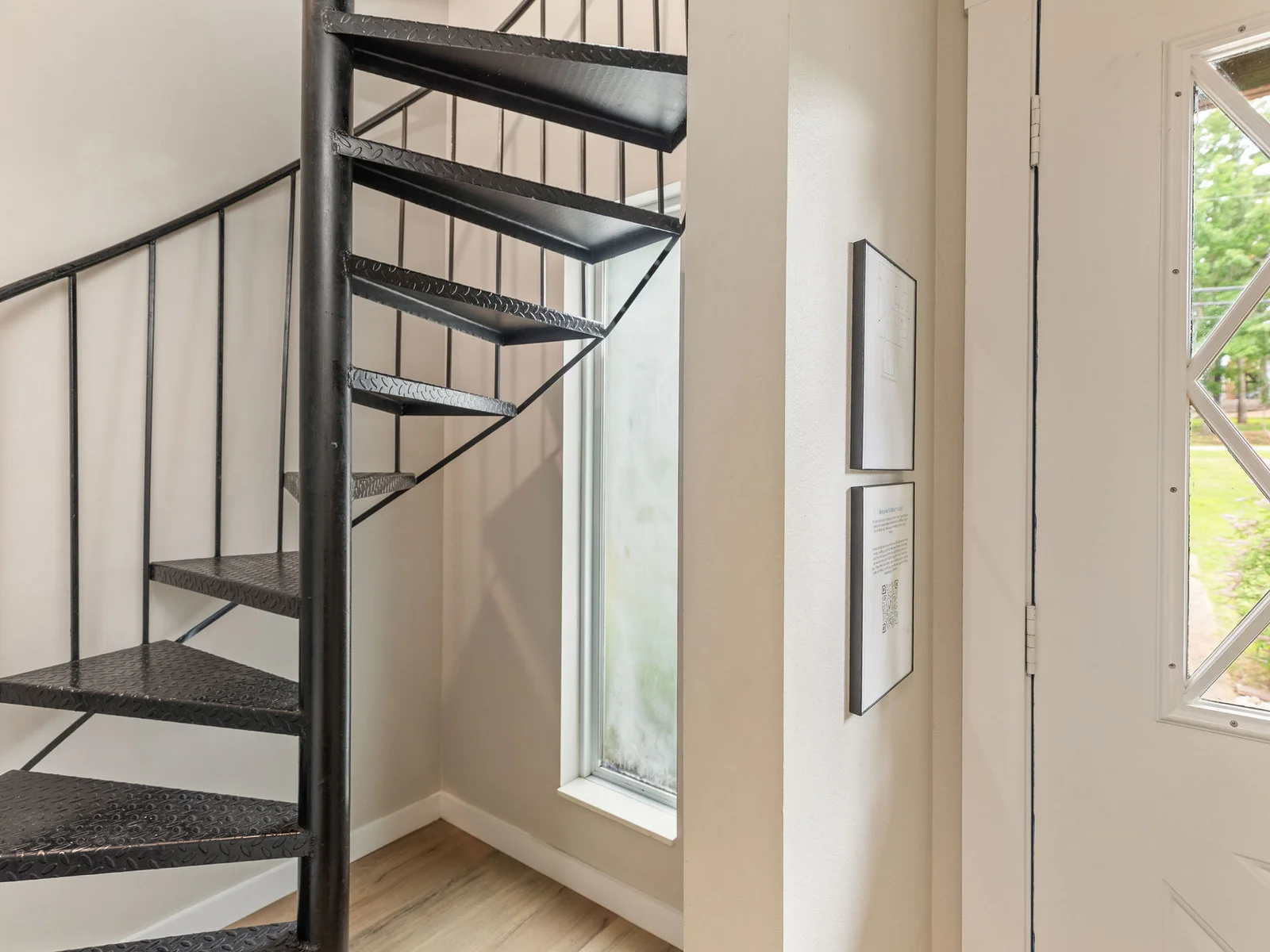 Stairs to the upper level