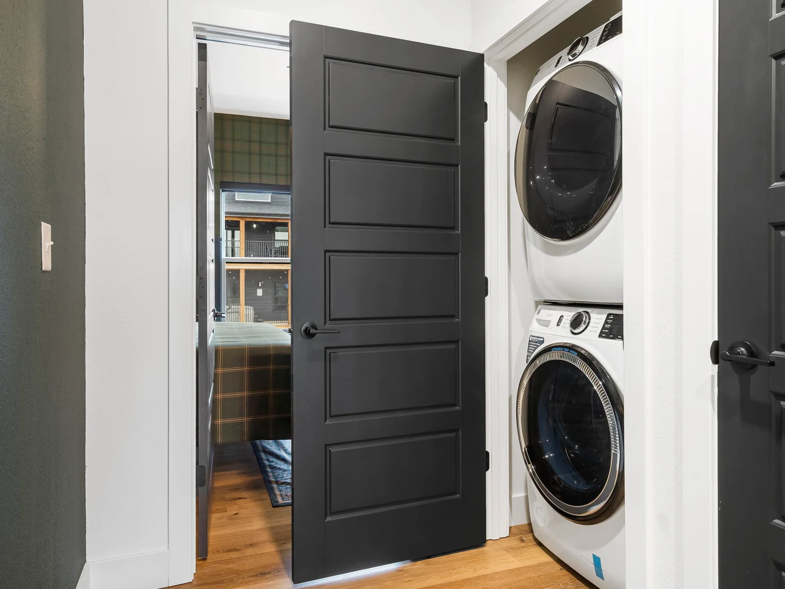 Laundry on upper level
