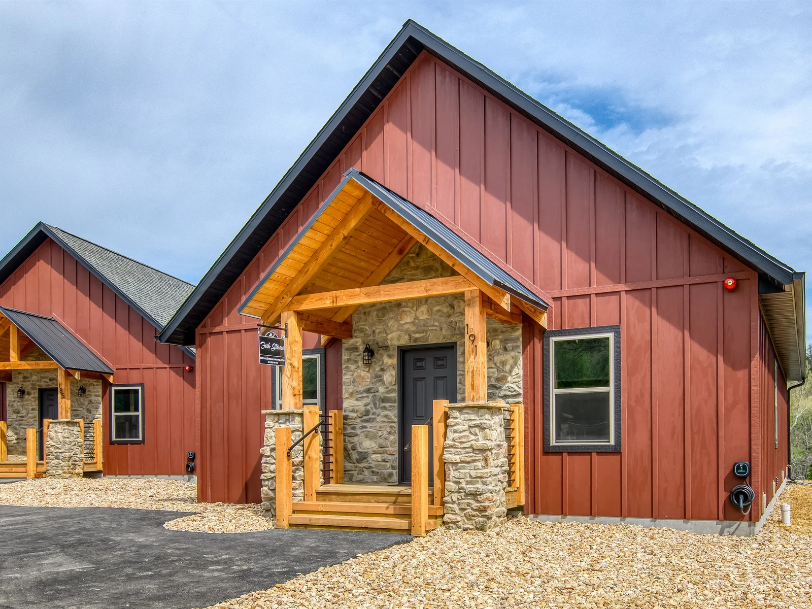 We have 9 cabins available! Book multiple if you have larger groups.