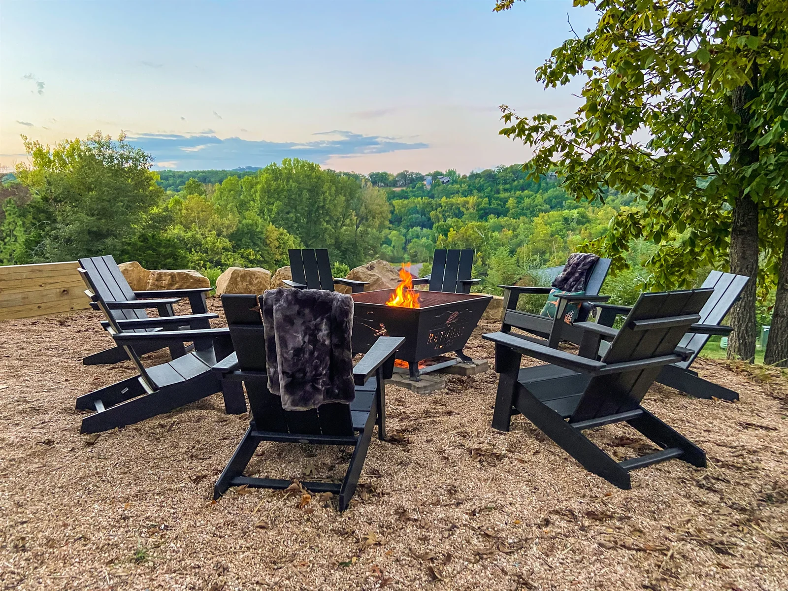 May we suggest s'mores by the firepit