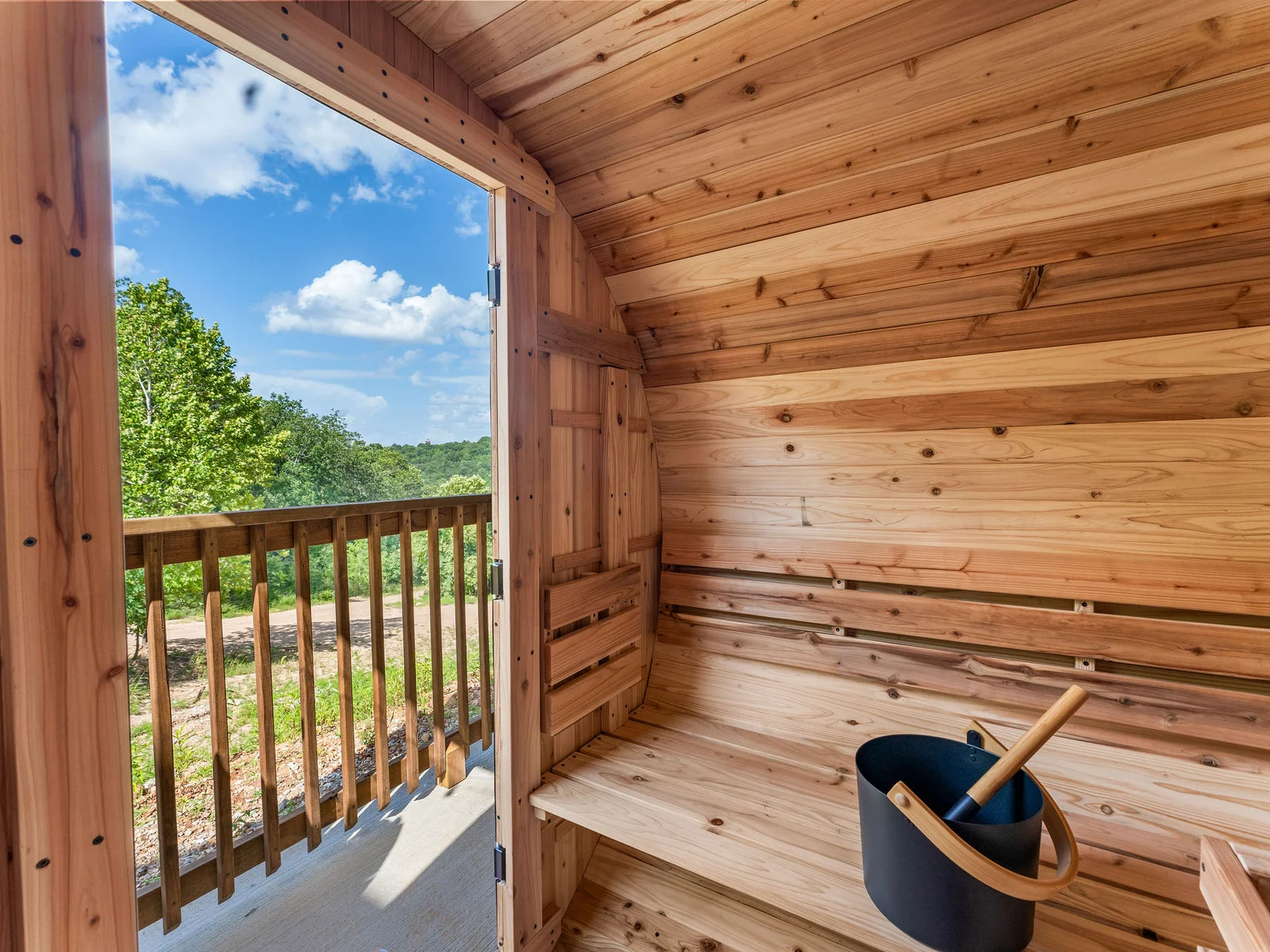 Sweat out the hustle and breathe in the Ozark serenity. 🌲🧘‍♂️