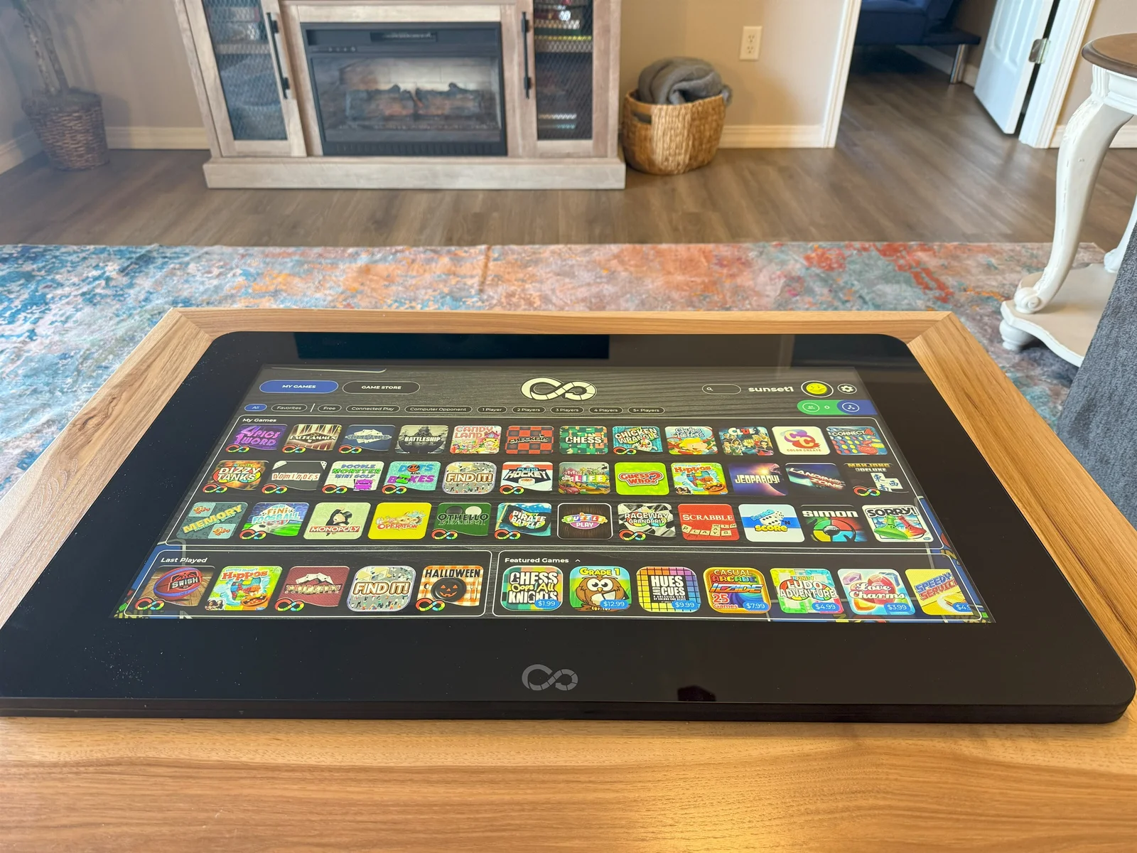 The Infinity Game Table has dozens of your favorite games!! A blast for ALL ages!