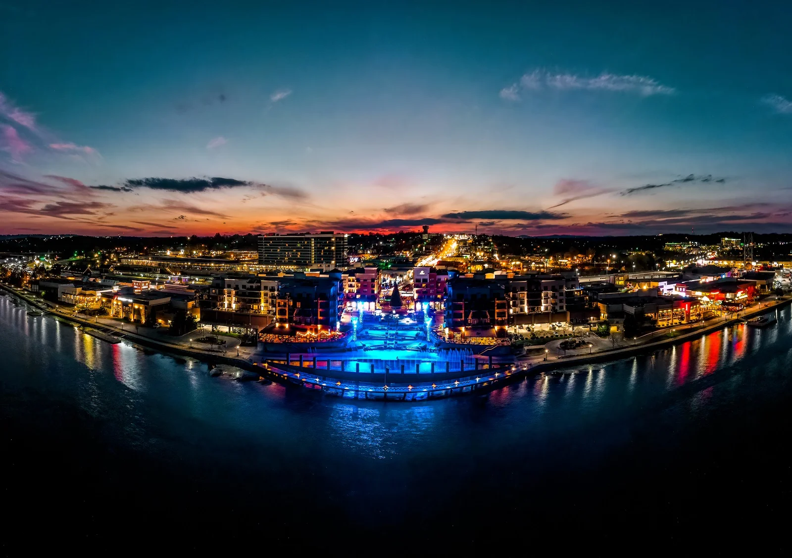 Branson Landing is just a quick 5-minute drive from your cabin retreat