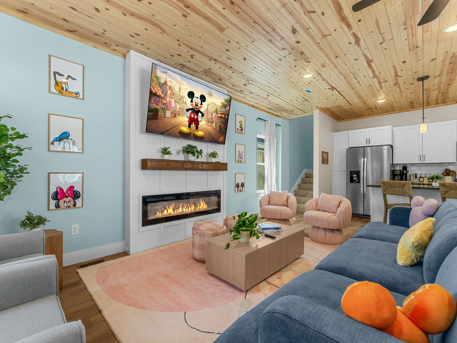 Sink into the couch and let vacation mode officially begin. 🛋️☕️