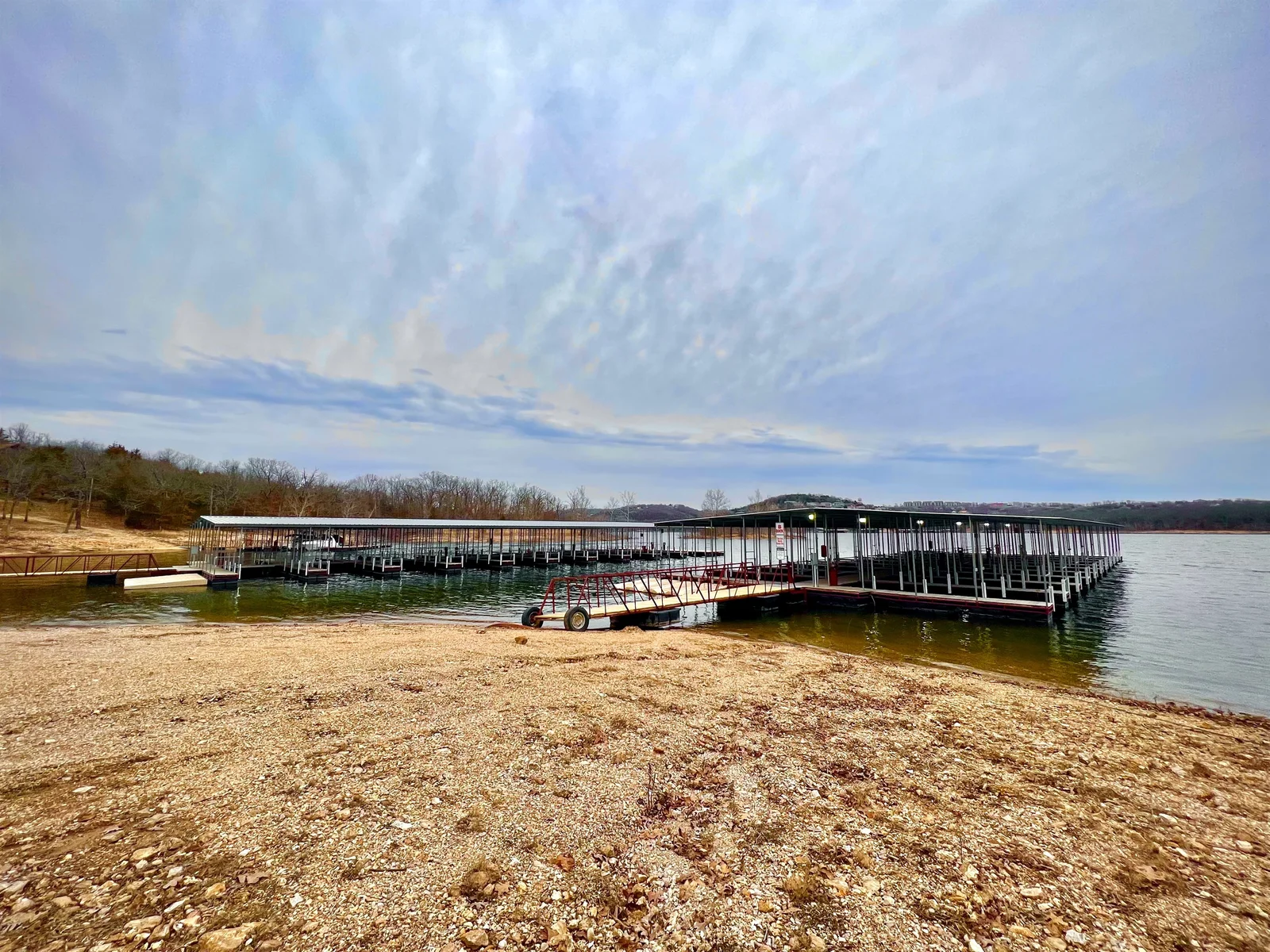 Boat dock included!