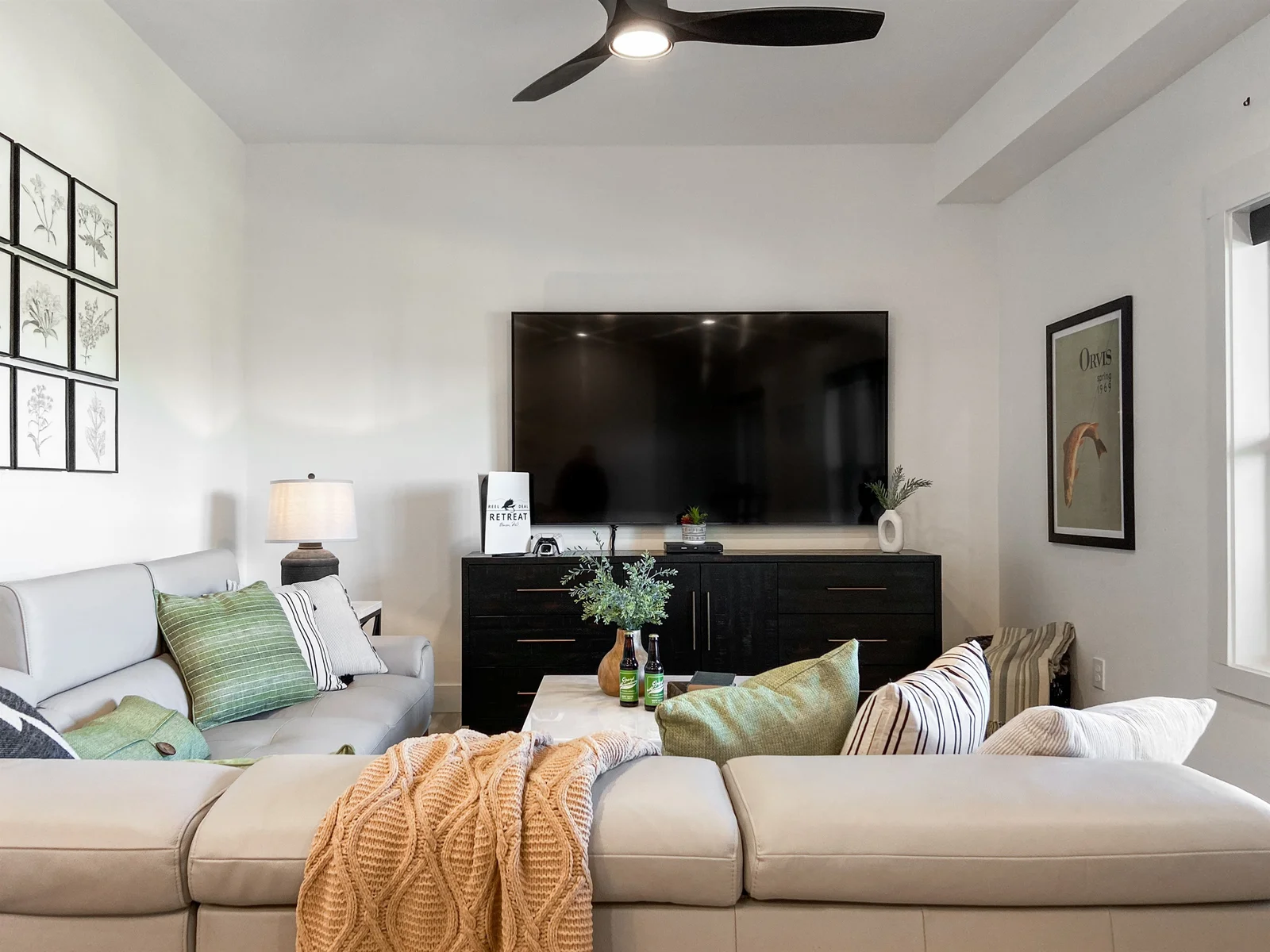 Lower level living space