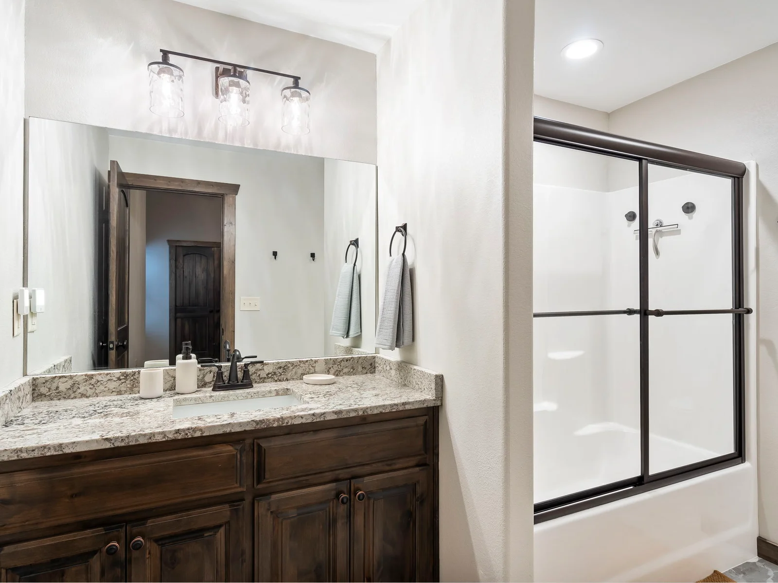 Upper level bathroom