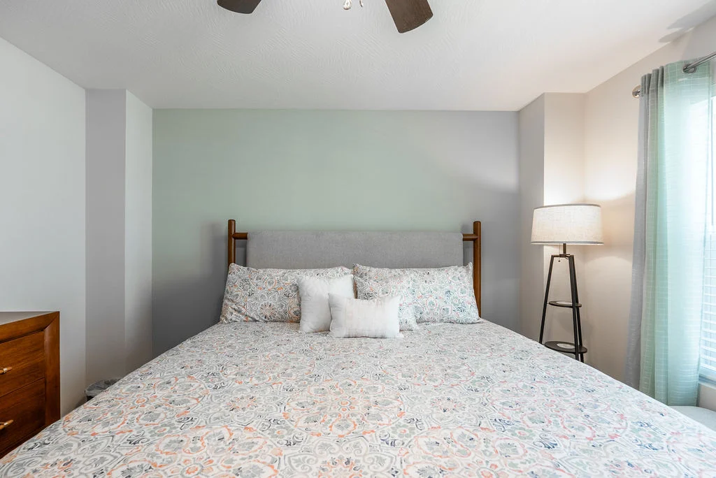 King size bed with luxury mattresses