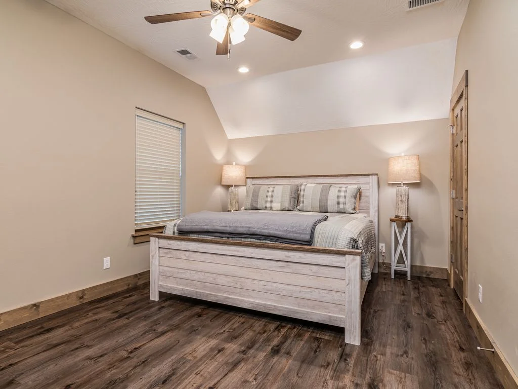 Each bedroom has an ensuite bath.