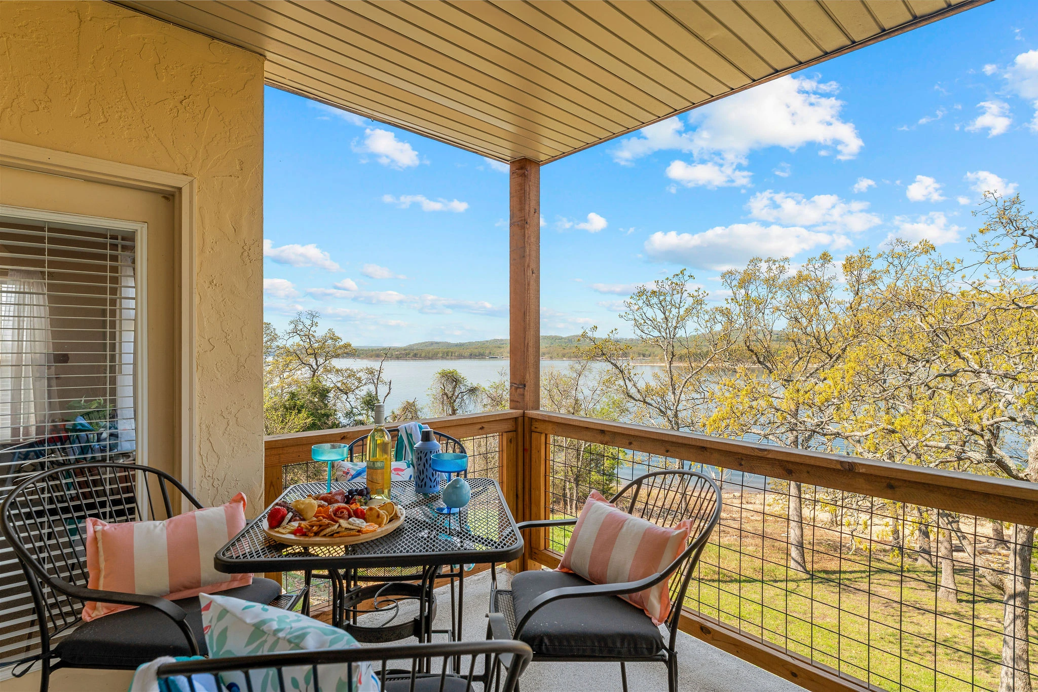 Enjoy a meal or a glass of wine while you watch the boats go by and the beautiful sunsets