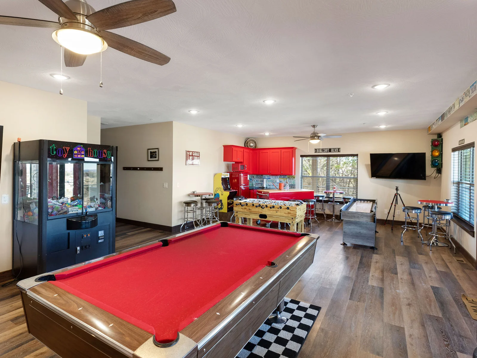 Relax at the game room downstairs!