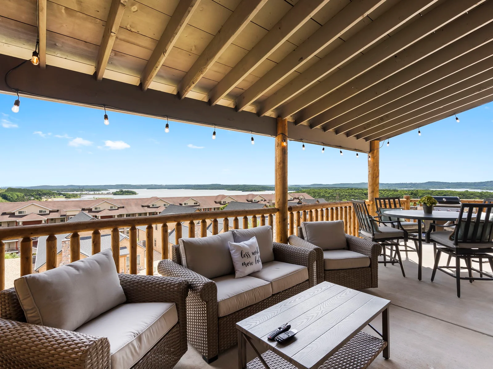 Gorgeous Table Rock Lake view from the back patio