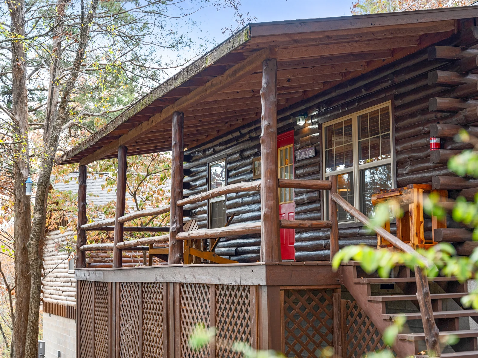 Romantic retreat starts here: step through the red door and unplug