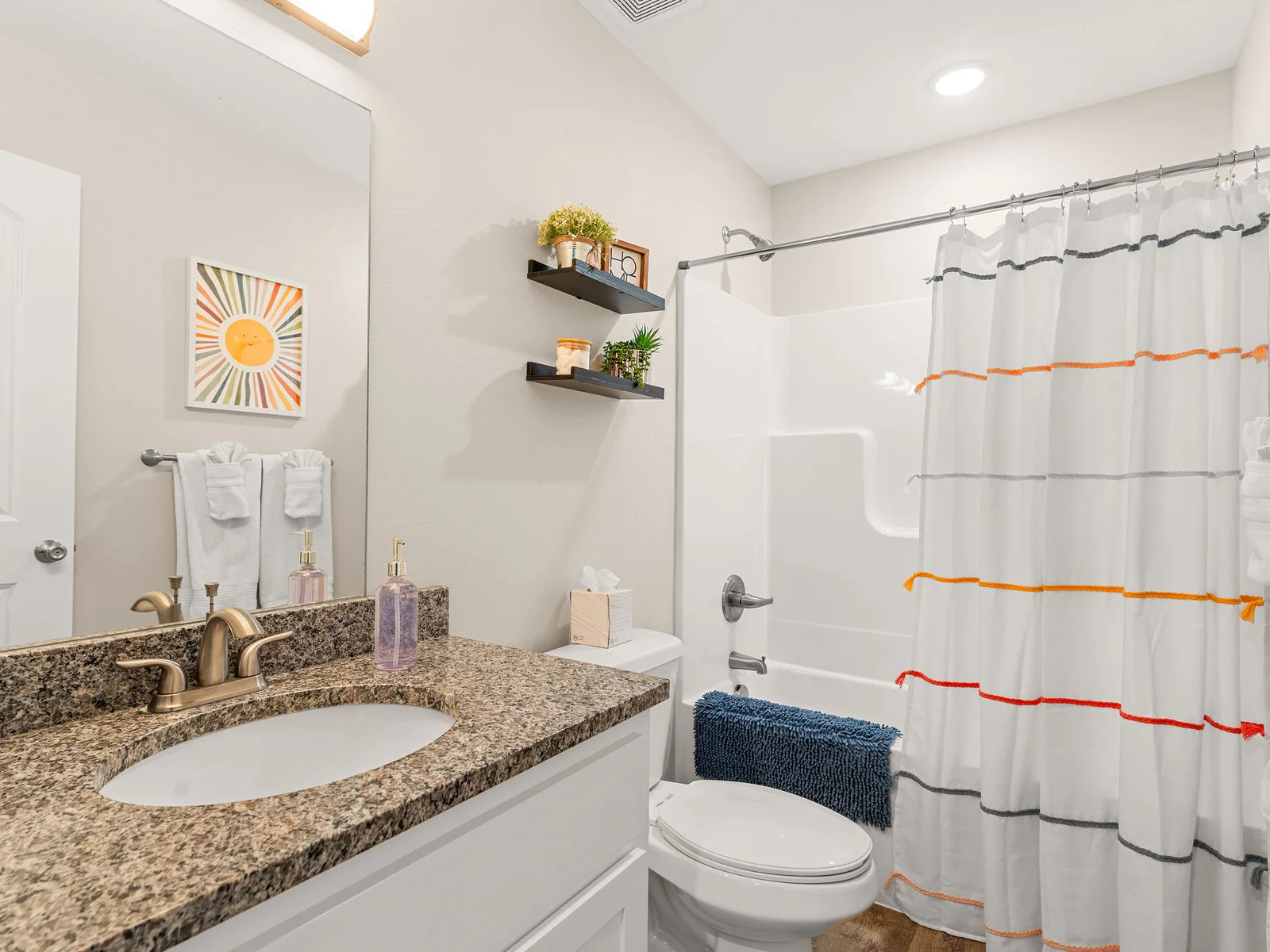 Let all 12 guests get ready without the rush — three full bathrooms spread across the condo keeps mornings smooth.